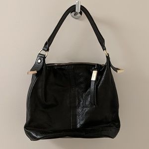 Foley + Corinna black leather hobo shoulder bag